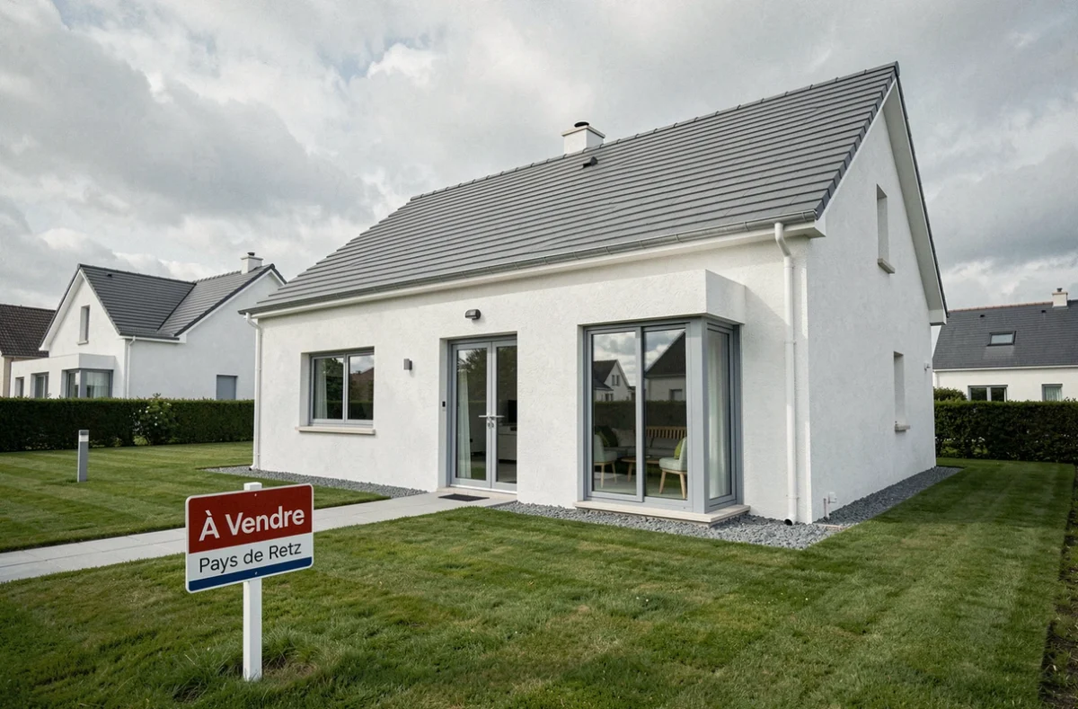 Maison moderne à vendre dans un quartier résidentiel du Pays de Retz près de Pornic